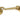 Satin Brass 4" Cabin Hook; #finish_satin-brass