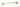 Satin Brass 8" Cabin Hook; #finish_satin-brass