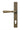 Burnished Brass Newbury Slimline Lever Espag. Lock Set; #finish_burnished-brass