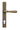 Burnished Brass Newbury Slimline Lever Espag. Lock Set; #finish_burnished-brass