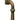 Burnished Brass Reeded Espag - RH; #finish_burnished-brass