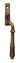 Burnished Brass Reeded Espag - RH; #finish_burnished-brass