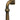Burnished Brass Reeded Espag - LH; #finish_burnished-brass