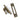 Burnished Brass Locking Newbury Fastener; #finish_burnished-brass