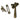 Burnished Brass Locking Newbury Fastener; #finish_burnished-brass