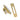 Satin Brass Locking Newbury Fastener; #finish_satin-brass