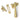 Satin Brass Locking Newbury Fastener; #finish_satin-brass