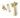 Satin Brass Locking Newbury Fastener; #finish_satin-brass