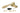 Satin Brass Locking Reeded Fastener; #finish_satin-brass