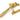 Polished Brass Night-Vent Locking Reeded Fastener; #finish_polished-brass