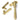 Satin Brass Night-Vent Locking Reeded Fastener; #finish_satin-brass