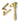 Satin Brass Night-Vent Locking Reeded Fastener; #finish_satin-brass
