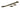 Burnished Brass 10" Brompton Stay; #finish_burnished-brass