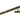 Burnished Brass 12" Newbury Stay; #finish_burnished-brass