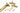 Satin Brass 8" Reeded Stay; #finish_satin-brass