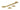 Satin Brass 8" Reeded Stay; #finish_satin-brass