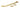 Satin Brass 10" Reeded Stay; #finish_satin-brass