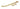 Satin Brass 12" Reeded Stay; #finish_satin-brass