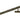 Burnished Brass 12" Avon Stay; #finish_burnished-brass