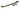 Burnished Brass 12" Avon Stay; #finish_burnished-brass