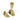 Satin Brass Brompton Brighton Fastener (Radiused); #finish_satin-brass