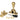 Satin Brass Prestbury Brighton Fastener (Radiused); #finish_satin-brass