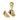 Satin Brass Prestbury Brighton Fastener (Radiused); #finish_satin-brass