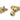 Satin Brass Beehive Brighton Fastener (Radiused); #finish_satin-brass