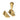 Satin Brass Beehive Brighton Fastener (Radiused); #finish_satin-brass