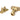 Satin Brass Mushroom Brighton Fastener (Radiused); #finish_satin-brass