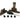 Burnished Brass Brompton Brighton Fastener - Narrow (Square); #finish_burnished-brass