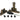 Burnished Brass Prestbury Brighton Fastener - Narrow (Square); #finish_burnished-brass