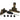Burnished Brass Beehive Brighton Fastener - Narrow (Square); #finish_burnished-brass