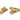 Satin Brass Brompton Brighton Fastener - Narrow (Square); #finish_satin-brass