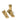 Satin Brass Brompton Brighton Fastener - Narrow (Square); #finish_satin-brass