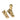 Satin Brass Prestbury Brighton Fastener - Narrow (Square); #finish_satin-brass