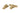 Satin Brass Beehive Brighton Fastener - Narrow (Square); #finish_satin-brass