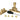 Satin Brass Beehive Brighton Fastener - Narrow (Square); #finish_satin-brass
