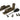 Burnished Brass Brompton Quadrant Fastener - Narrow; #finish_burnished-brass