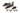 Burnished Brass Beehive Quadrant Fastener - Narrow; #finish_burnished-brass