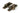 Burnished Brass Beehive Quadrant Fastener - Narrow; #finish_burnished-brass