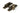 Burnished Brass Mushroom Quadrant Fastener - Narrow; #finish_burnished-brass