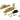 Satin Brass Prestbury Quadrant Fastener - Narrow; #finish_satin-brass