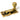 Aged Brass Sash Hook Fastener; #finish_aged-brass