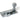 Polished Chrome Sash Hook Fastener; #finish_polished-chrome