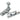 Polished Chrome Sash Hook Fastener; #finish_polished-chrome