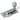 Satin Chrome Sash Hook Fastener; #finish_satin-chrome