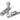 Satin Chrome Sash Hook Fastener; #finish_satin-chrome