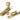 Satin Brass Sash Hook Fastener; #finish_satin-brass
