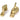 Satin Brass Fitch Fastener; #finish_satin-brass